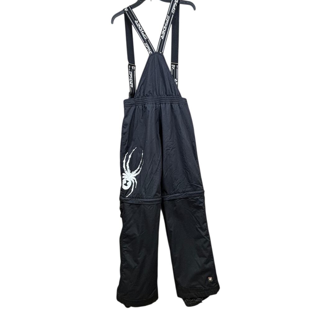 Spyder Snow Bib Kids 18 Black Thinsulate Insulated Ski Pants XT Winter Warm
